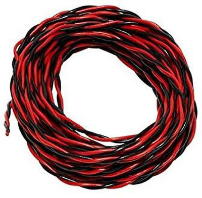 Smuf PVC 1 sq/mm Red, Black 15 Wire(Red)