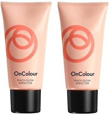 Oriflame Peach Glow Perfector Pack of 2 30ml each ( 60ml ) 39292 Foundation(shade light, 60 ml)