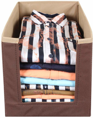 LifeTimeKrafts Stacker/Shirt Organizer Wardrobe Organizer SET OF 1 PCS Drawer Divider(Fabric)