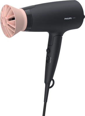 PHILIPS BHD356/10 2100W Thermoprotect AirFlower Advanced Care 6 Heat & Speed Settings (Black) Hair Dryer(2100 W, Black)