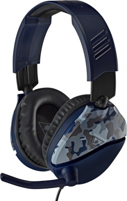 Turtle Beach Recon 70 Wired Headset(Blue Camo, On the Ear)