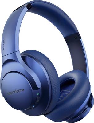 Soundcore by Anker Life Q20 With Hybrid Active Noise Cancellation Enabled Bluetooth Headset  (Blue, On the Ear)