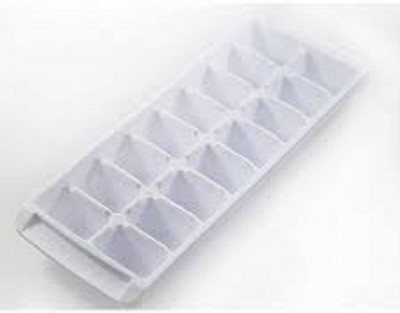 Sharry White Plastic Ice Cube Tray(Pack of1)