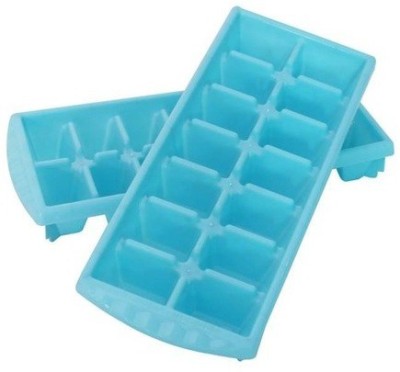 Sharry Blue Plastic Ice Cube Tray(Pack of2)