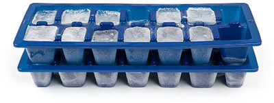 Sharry Blue Plastic Ice Cube Tray(Pack of2)