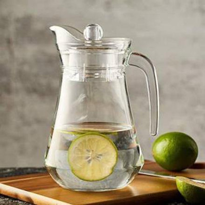 MDNSHO 1.3 L Glass Water Jug