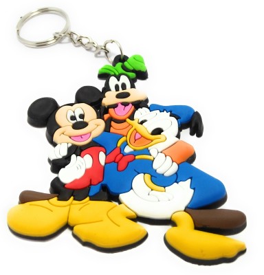 Key Era Mickey Mouse minni Donald Duck Friend Single Side Keyring Key Chain