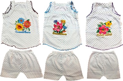 ATXP Baby Girls Casual Dress Shorts(White)