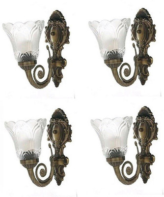 Aamivi Uplight Wall Lamp Without Bulb(Pack of 4)