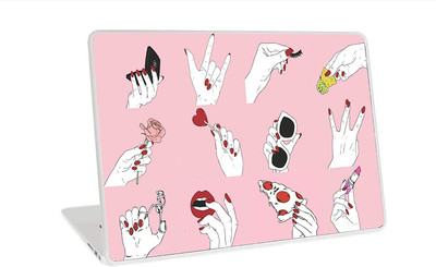 Galaxsia Girl's Fantasy Laptop Skin vinyl Laptop Skin Compatible for 15.6 inch(Theme: Graffiti)