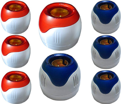 Electro Factory Light Socket - Fancy Batten Bulb Holder Light Socket Socket(Red&Blue, Pack of 8) Plastic Light Socket(Pack of 8)