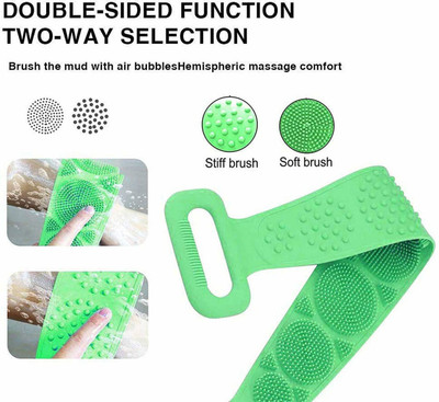Sheenuu Silicone Back Scrubber for Shower, Comfortable Massage Belt Shower Towel