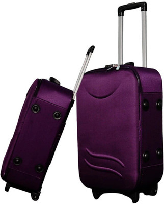 Rk Collection Soft Body Set Of 2 Luggage – SUITCASE COMBO – Purple For Rs. 1231 @ 75 %
