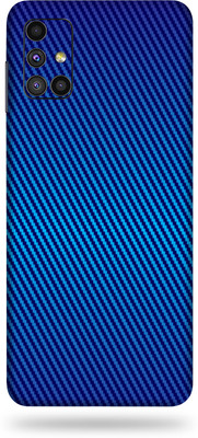 OggyBaba Samsung Galaxy M51, Samsung GalaxyM51 Mobile Skin(( Blue Carbon Fibre With Matte Finish ))