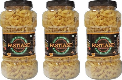 PASTIANO Fusilli Durum Wheat Pasta - Pack of 3X 500 gms Fusilli Pasta(Pack of 3, 1.5 kg)