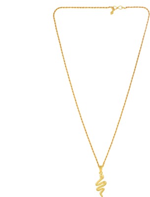 MissMister Gold-plated Brass Pendant