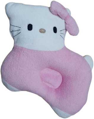 little monkeys Polyester Fibre Animals Baby Pillow Pack of 1(Pink)