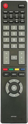 BhalTech 43FNT007 LCD LED TV Compatible for  LCD LED TV Funai Remote Controller(Black)