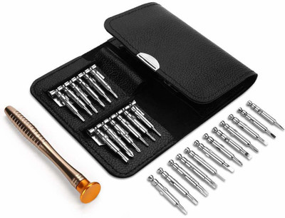 YUV'S Pocket Size Multi Purpose Mobile Laptop Camera Repairing Tool Kit Precision Screwdriver Set(Pack of 27)