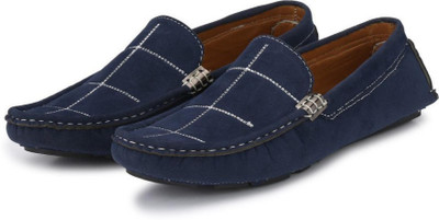 CHAVI COLLECTION Loafers For Men(Blue , 8)
