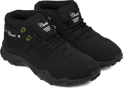 22 OFF on Chevit Black Sports Shoes Boots For Men Black on