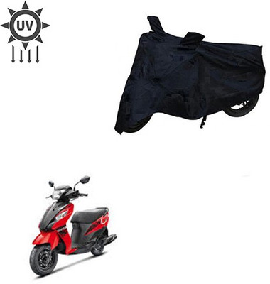 Atulit enterprises Two Wheeler Cover for Suzuki(Let's, Black)