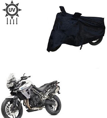 saanvi Two Wheeler Cover for Triumph(Tiger 800 XR, Silver)