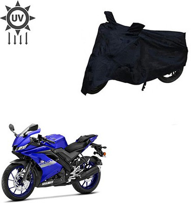 Atulit enterprises Two Wheeler Cover for Yamaha(R15 V3, Black)