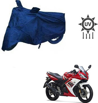 RPSENTTERPR Waterproof Two Wheeler Cover for Yamaha(R15 s, Blue)