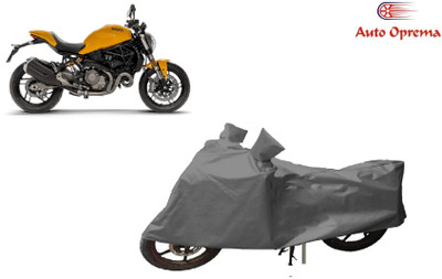 Auto Oprema Waterproof Two Wheeler Cover for Universal For Bike(Monster 821, Grey)