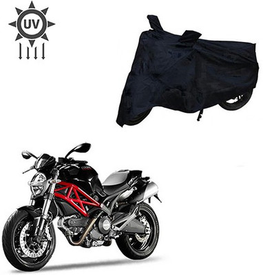 Atulit enterprises Two Wheeler Cover for Ducati(Monster 796 S2R, Black)