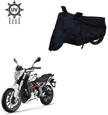 Atulit enterprises Two Wheeler Cover for DSK Benelli(TNT 25, Black)
