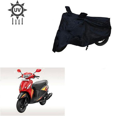 saanvi Two Wheeler Cover for Hero(Pleasure, Black)