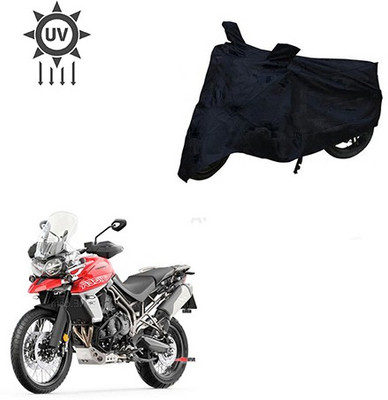 saanvi Two Wheeler Cover for Triumph(Tiger 800 XCA, Silver)