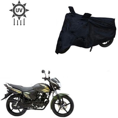 Feel heaven Two Wheeler Cover for Yamaha(Saluto, Black)