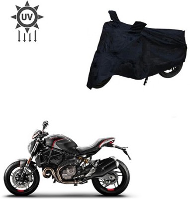 Atulit enterprises Two Wheeler Cover for Ducati(Monster 82, Black)