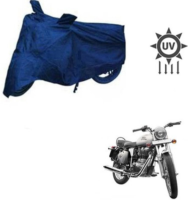 RPSENTTERPR Waterproof Two Wheeler Cover for Royal Enfield(Bullet 350, Blue)