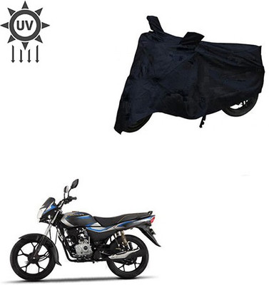saanvi Two Wheeler Cover for Bajaj(Platina, Black)