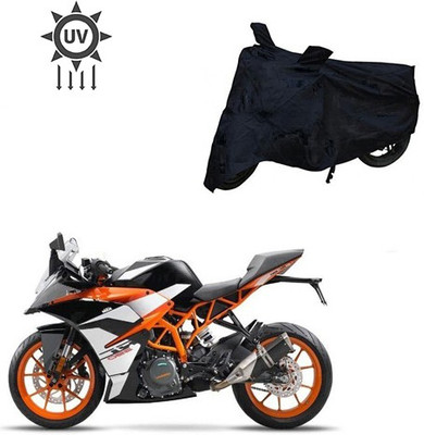 Atulit enterprises Two Wheeler Cover for KTM(RD 350, Black)