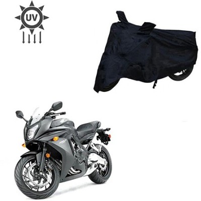 Atulit enterprises Two Wheeler Cover for Honda(CBR 650F, Black)