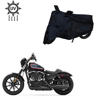 Atulit enterprises Two Wheeler Cover for Harley Davidson(XL 1200, Black)