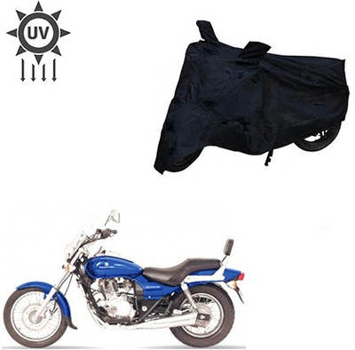 saanvi Two Wheeler Cover for Bajaj(Avenger, Black)