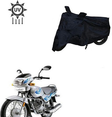 Atulit enterprises Two Wheeler Cover for TVS(Victor GLX, Black)