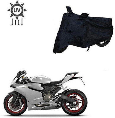 Atulit enterprises Two Wheeler Cover for Ducati(899 Panigale, Black)