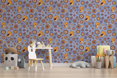 infinity interiors Decorative Multicolor Wallpaper(228 cm x 40 cm)