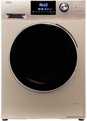 Haier 7 kg Fully Automatic Front Load with In-built Heater Gold(HW70-BD12636GNZP)