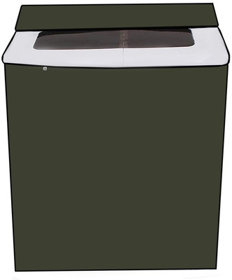 Delideal Semi-Automatic Washing Machine  Cover(Width: 89 cm, Green)