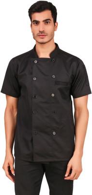 Kodenipr Club Cotton, Polyester Chef's Apron - XL(Black, Single Piece)