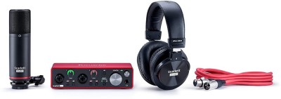 FOCUSRITE 2i2 Studio (3rd Gen) USB Audio Interface and Recording Bundle with Pro Tools First Audio Interface