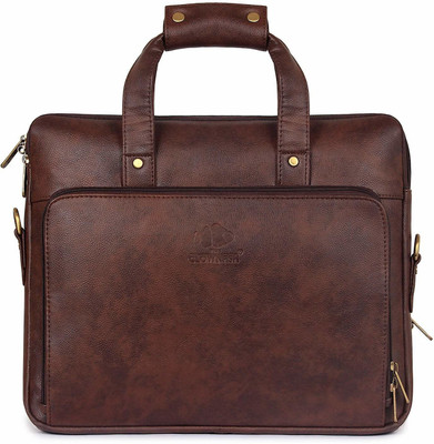 The CLOWNFISH Milan Series 15.6 L Laptop Backpack(Brown)